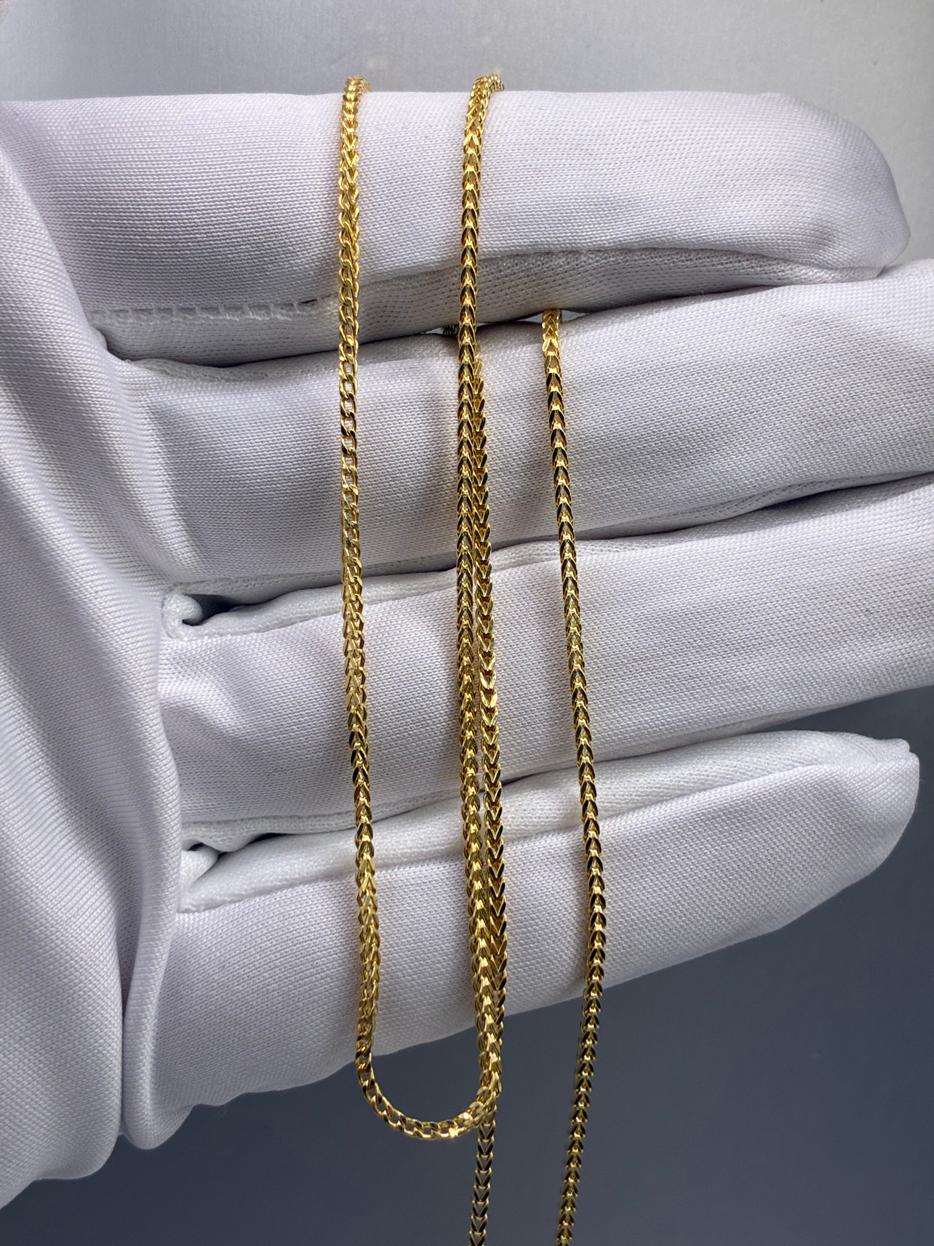 10K Gold Franco Style Chain