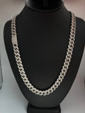 925 silver Cuben with moissanite
