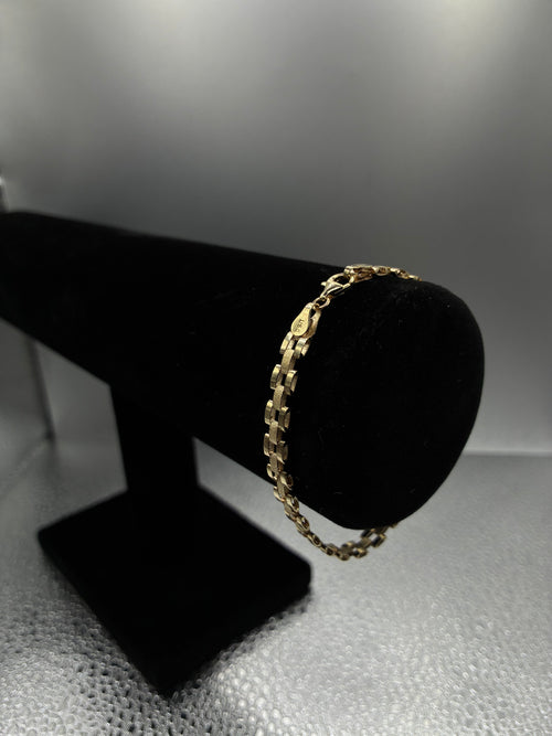 10K Gold Rolex Style Bracelet