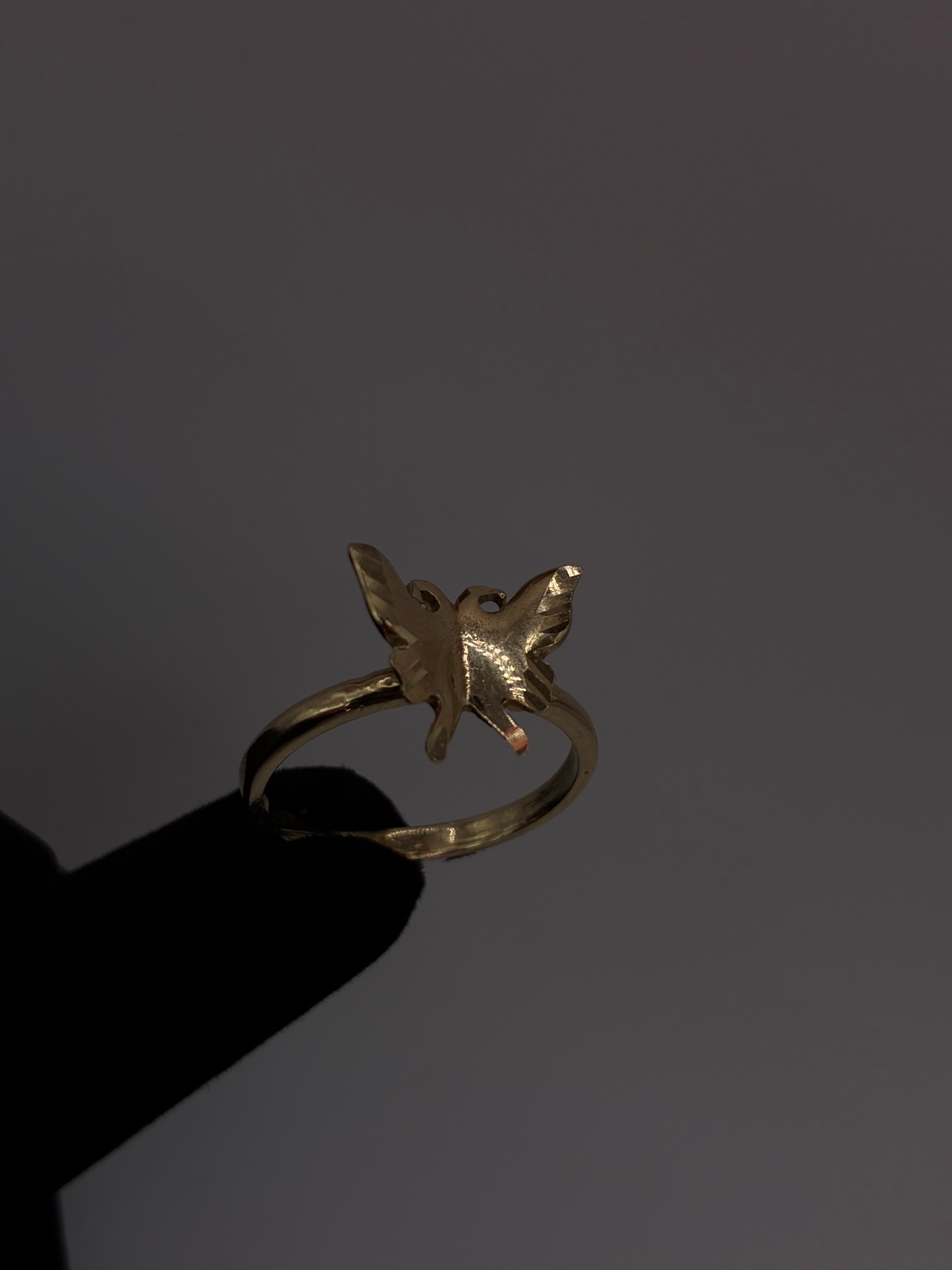 10K Butterfly Ring