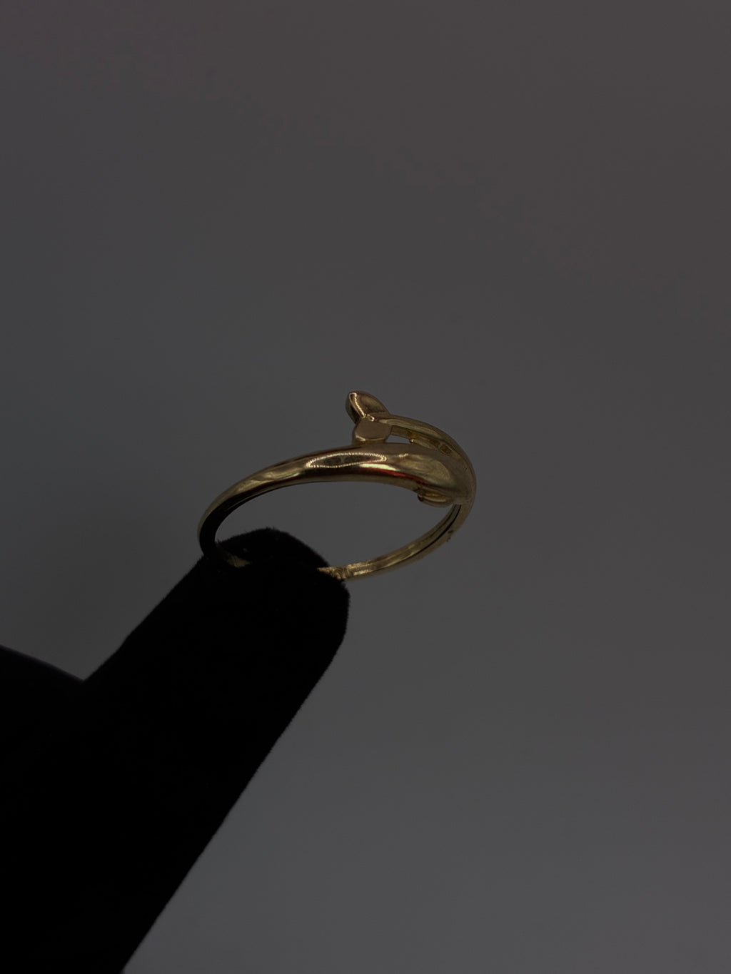10K Dolphin Ring