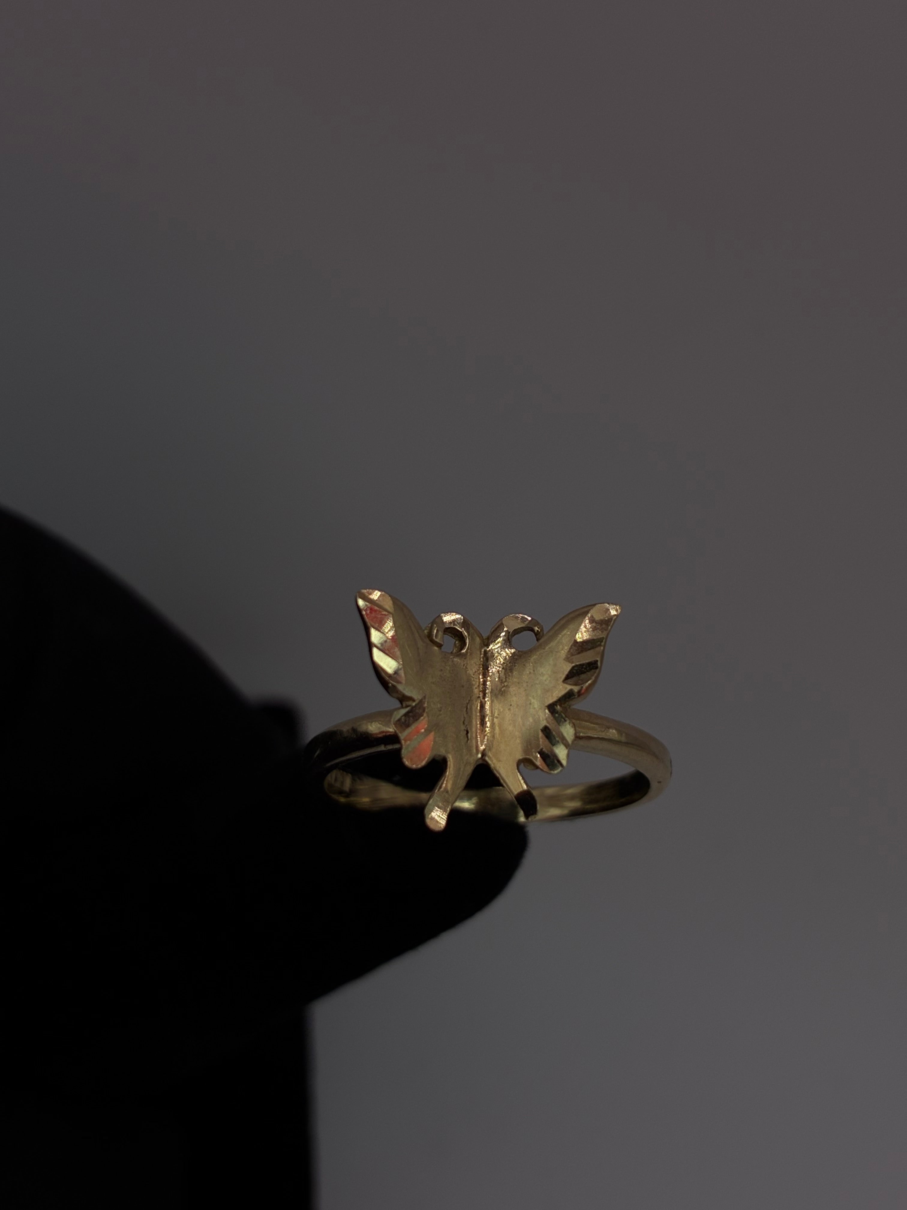 10K Butterfly Ring