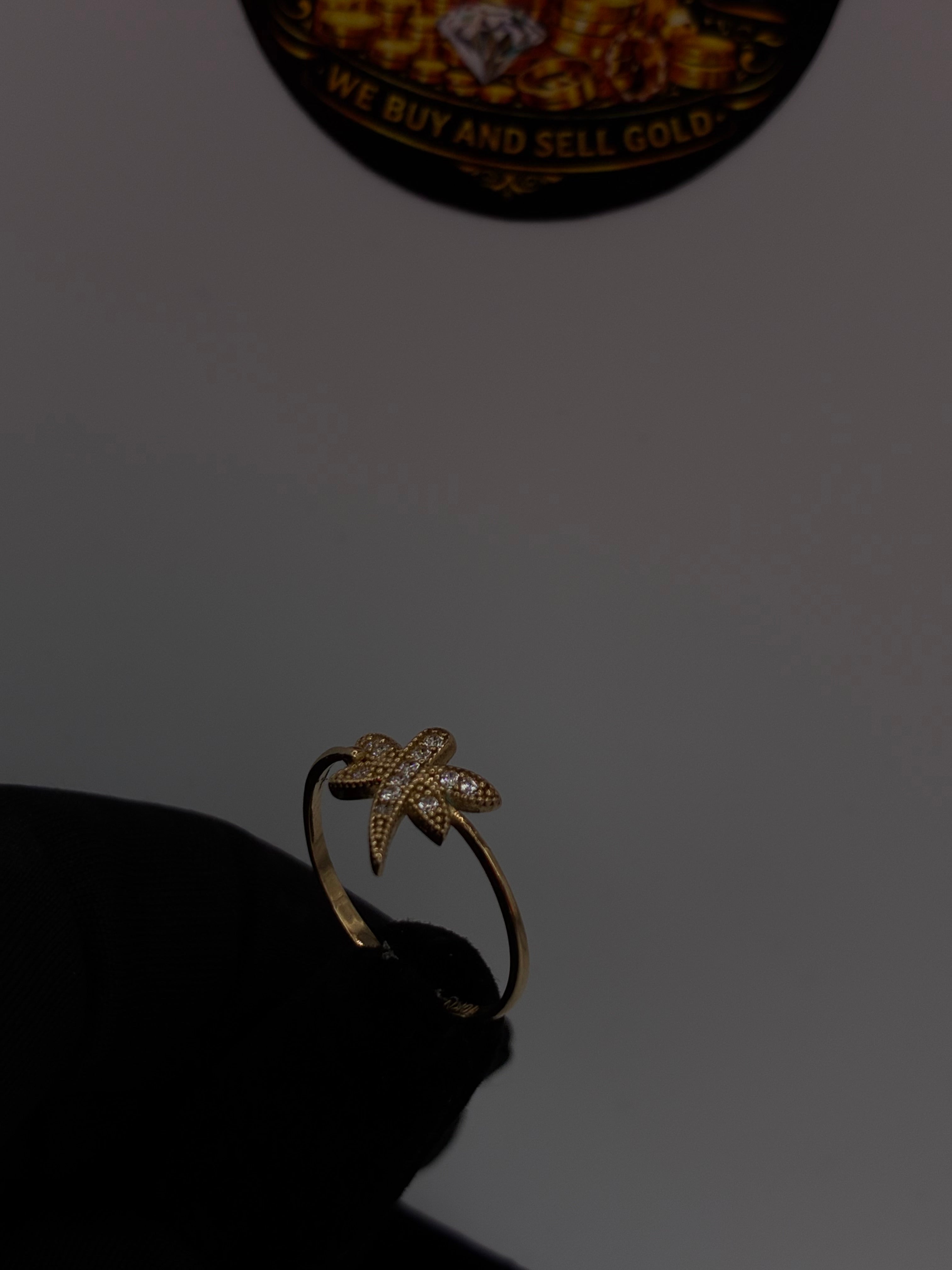10K Dragonfly Ring