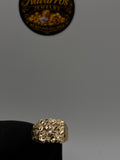10K Large Nugget Ring