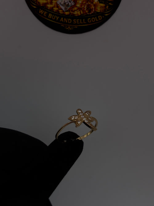 10K Dragonfly Ring
